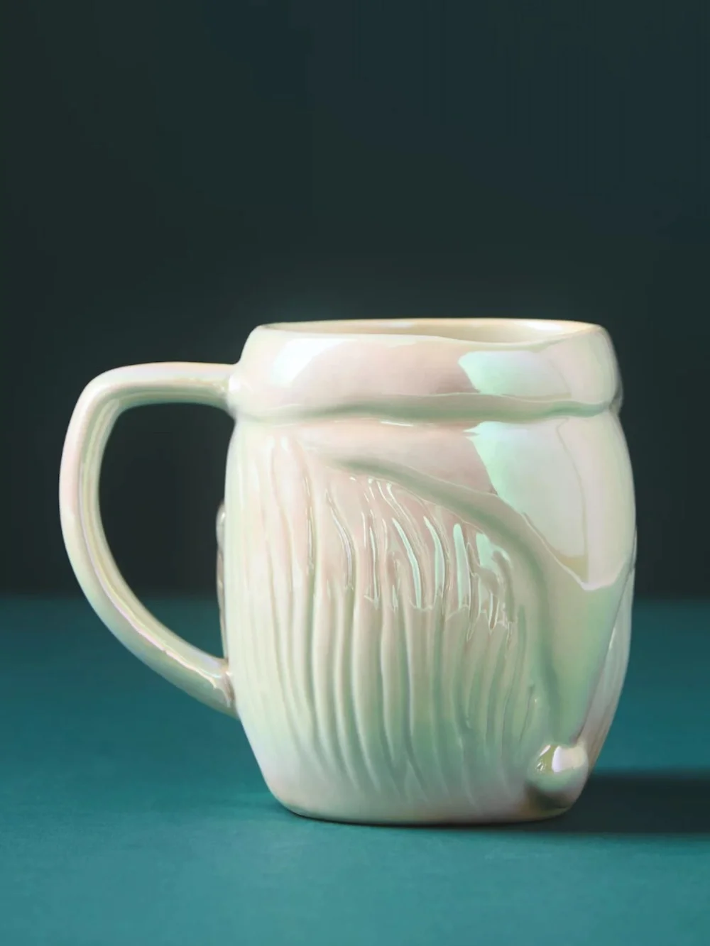 Merry Luster Santa Stoneware Mug Anthropologie